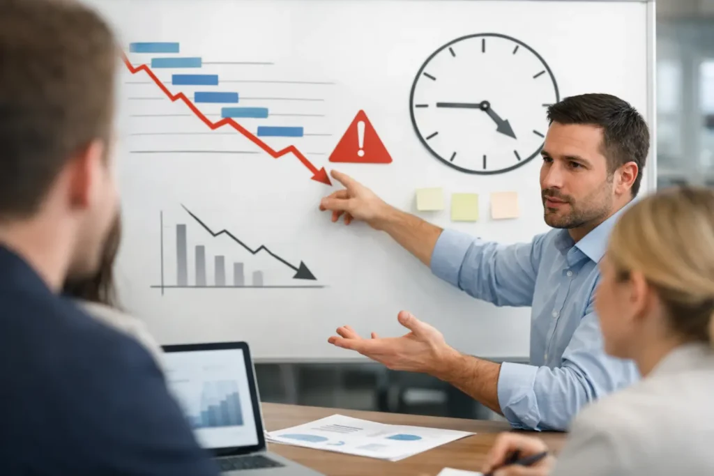 How to explain project delay to executives - Jelena Teofilovic's 5-step framework.